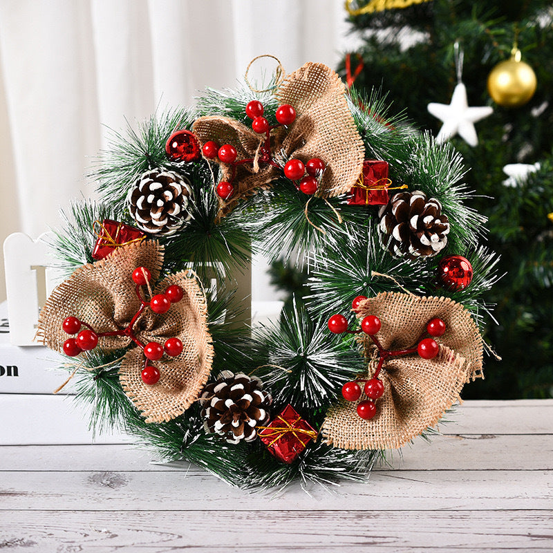 Christmas Decorations Garland Window Layout Door Hanging
