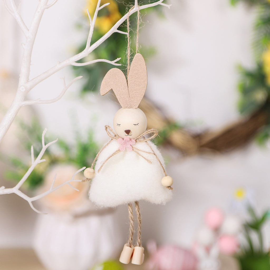 Easter Cute Cartoon Rabbit Hangings Arrangement