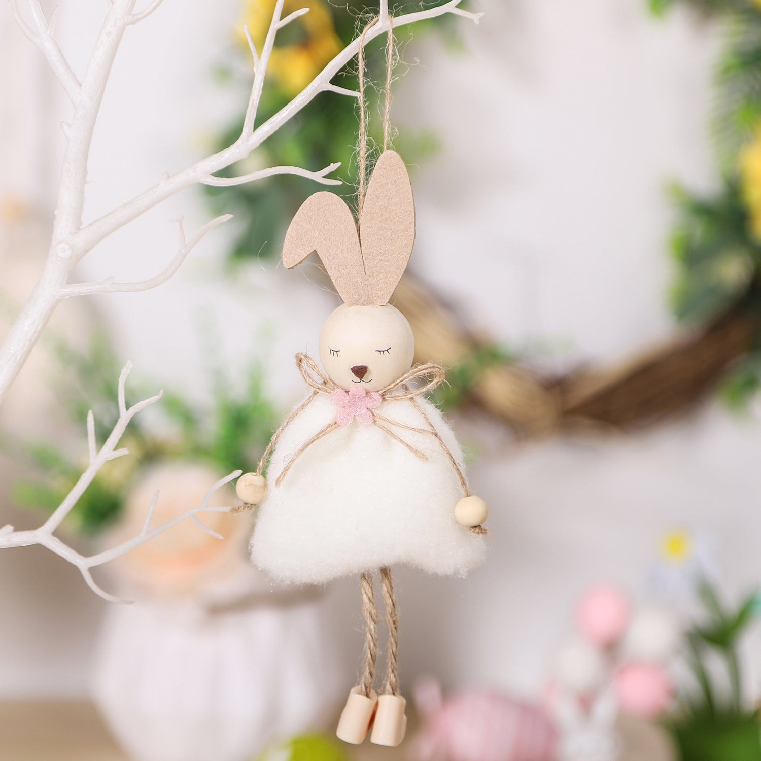 Easter Cute Cartoon Rabbit Hangings Arrangement