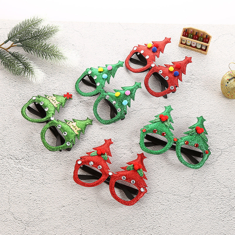 Party Christmas Children's Toys Christmas Luminous Glasses Frame