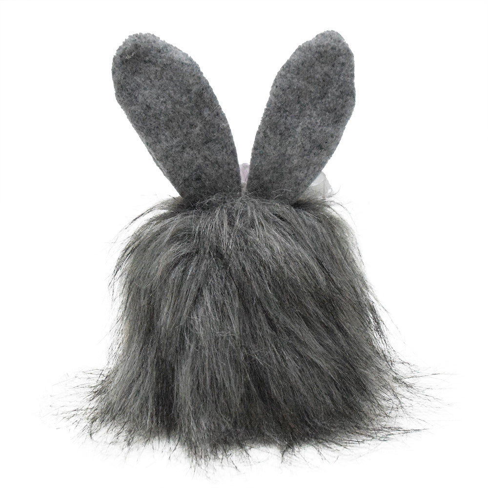 Easter Rabbit Rudolph Black Plush Cute Rabbit Ears Faceless Doll