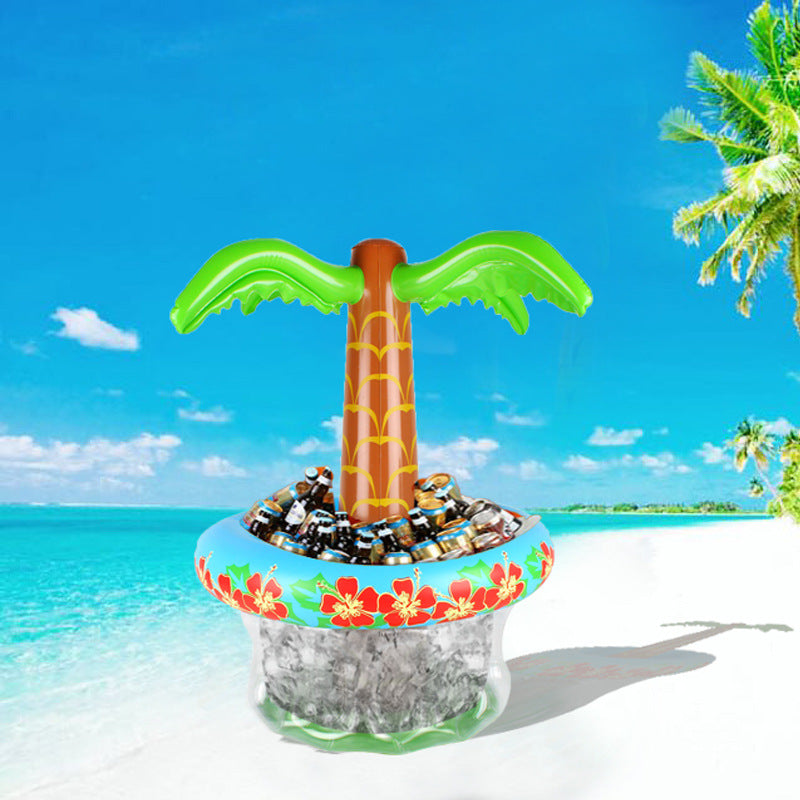 PVC inflatable coconut ice bucket