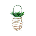 Outdoor Waterproof Garden Pineapple Solar Lights Path Lights Hanging Fairy Lights Solar Led Warm Fairy String Decor