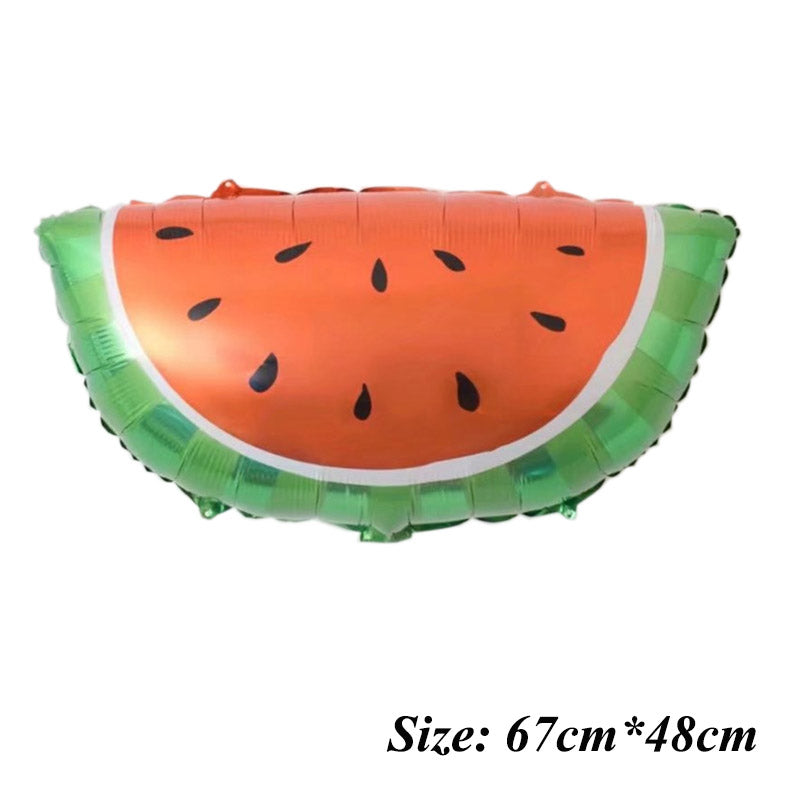Cartoon Aluminum Film Balloon Festival Celebration Children's Birthday Party Decoration Shopping Mall Celebration Decoration Fruit Balloons
