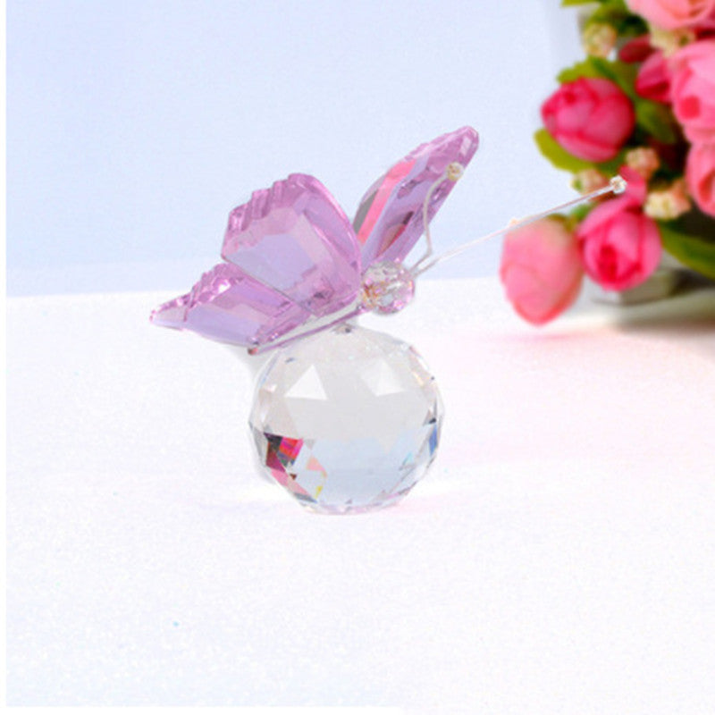 Crystal Butterfly Small Gift Ornament