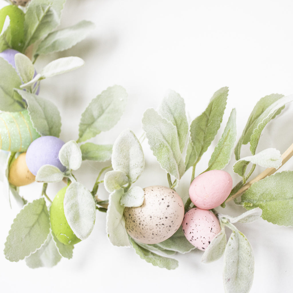 Easter Carrot Wreath Rustic Bow Cloth Wreath Garland With Green Leaves For Front Door Decoration