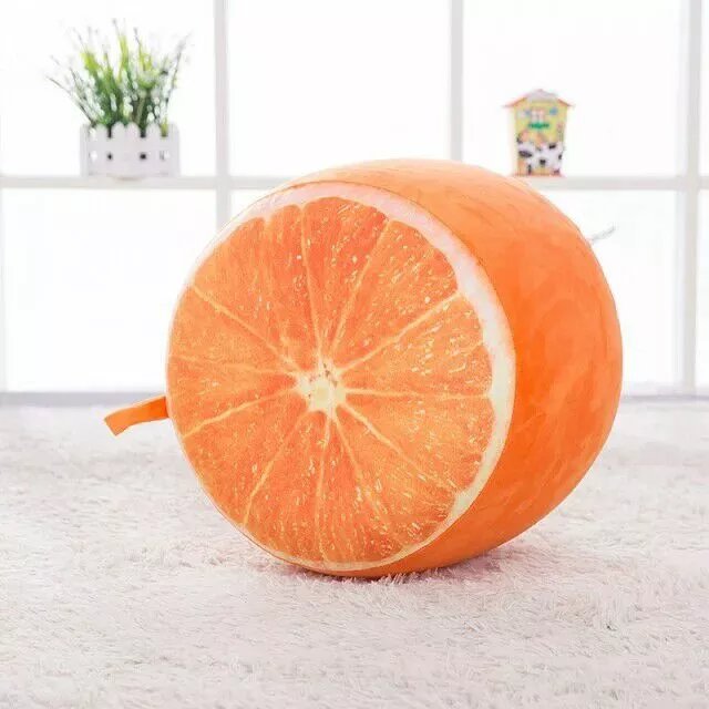 Cartoon fruit inflatable stool
