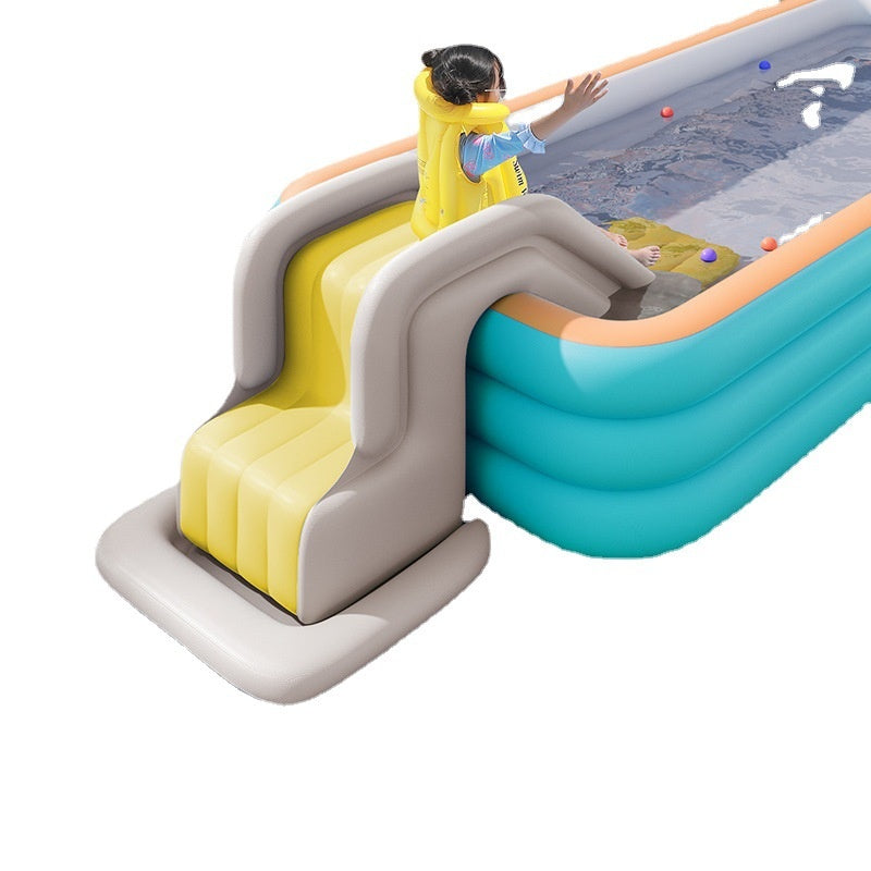 Inflatable Slide Can Match Swimming Pool Anti-rollover Child Kid Inflatable Toys