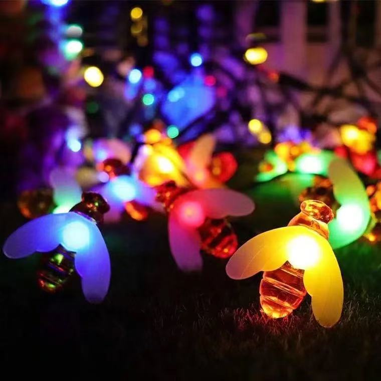 Simulation Bee Garden Decor Christmas String Lights