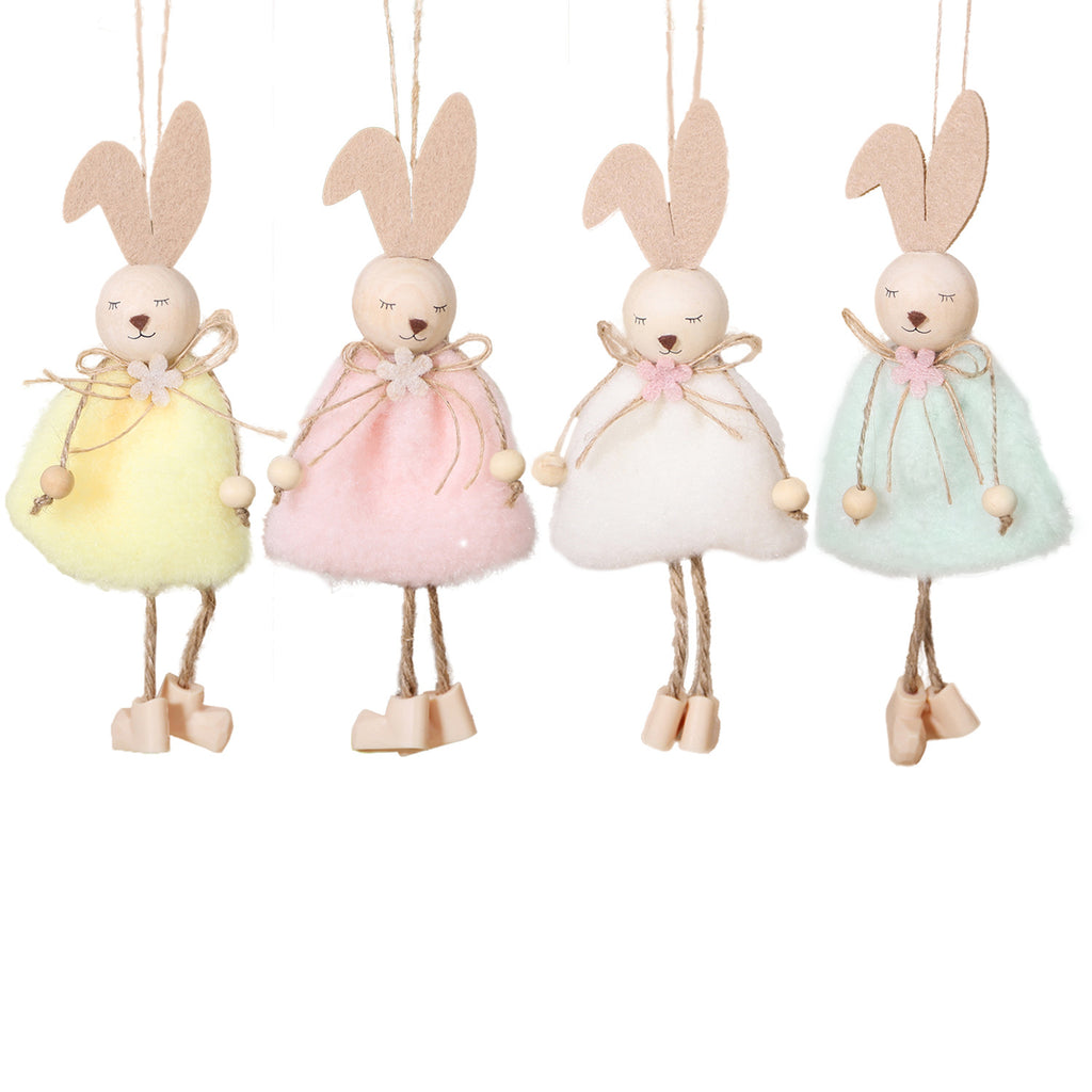 Easter Cute Cartoon Rabbit Hangings Arrangement