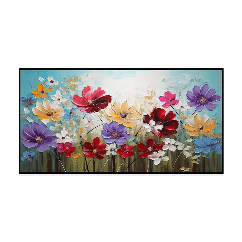 Handmade Oil Painting Canvas Wall Art Decoration Colorful Beautiful Gosang Flowers For Home Decor Rolled Frameless Unstretched Painting