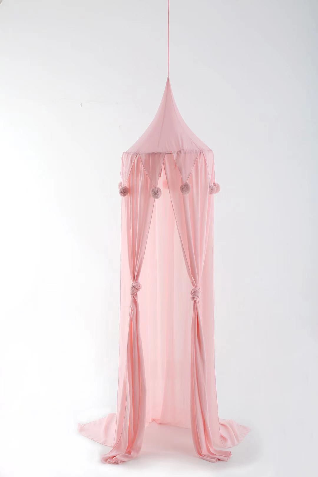 Children's Home Wool Ball Summer Crib Mosquito Net