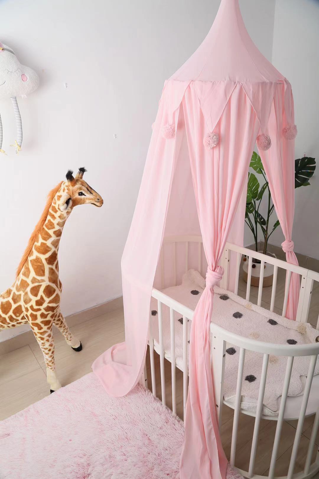 Children's Home Wool Ball Summer Crib Mosquito Net