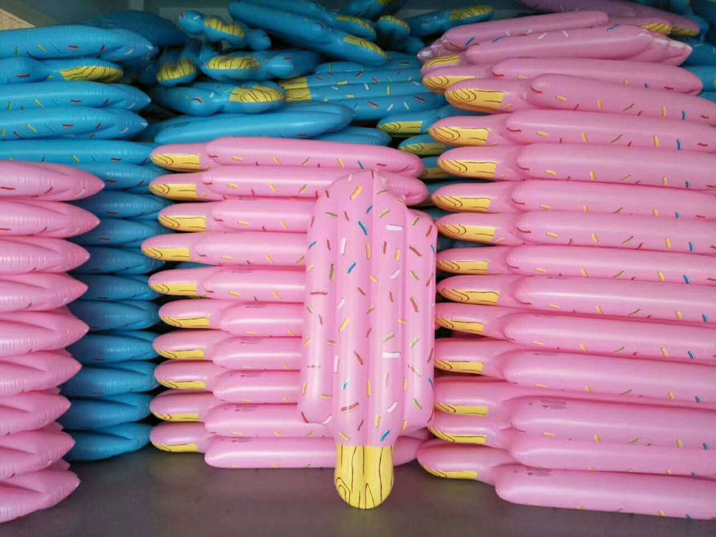 Ice cream inflatable swimming ring