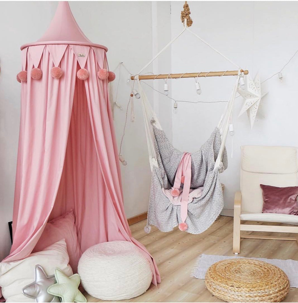 Children's Home Wool Ball Summer Crib Mosquito Net