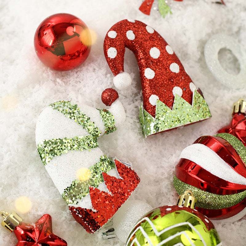 Creative Christmas Painted Decoration Pendant Set
