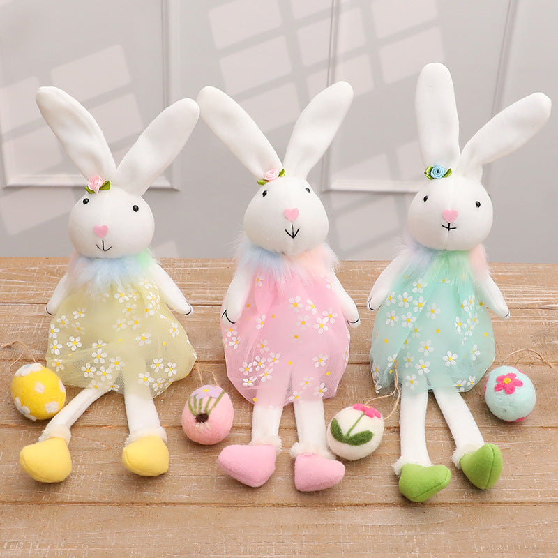 Easter Cartoon Cute Rabbit Ornament Decoration