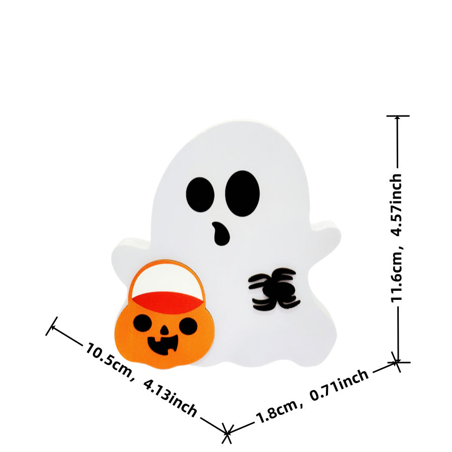 Holiday Party Creative Ghost Halloween Home Flowerpot Decoration