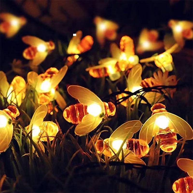 Simulation Bee Garden Decor Christmas String Lights
