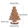Ginger Cake Tree Model Christmas Scene Decorations