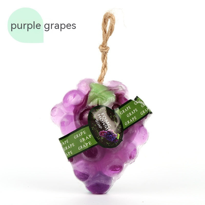 Essential Oil Fruit Soap Melon Fruit Shape Handmade Mild Soap Bath Face Wash Essential Oil Soap Gift Soap
