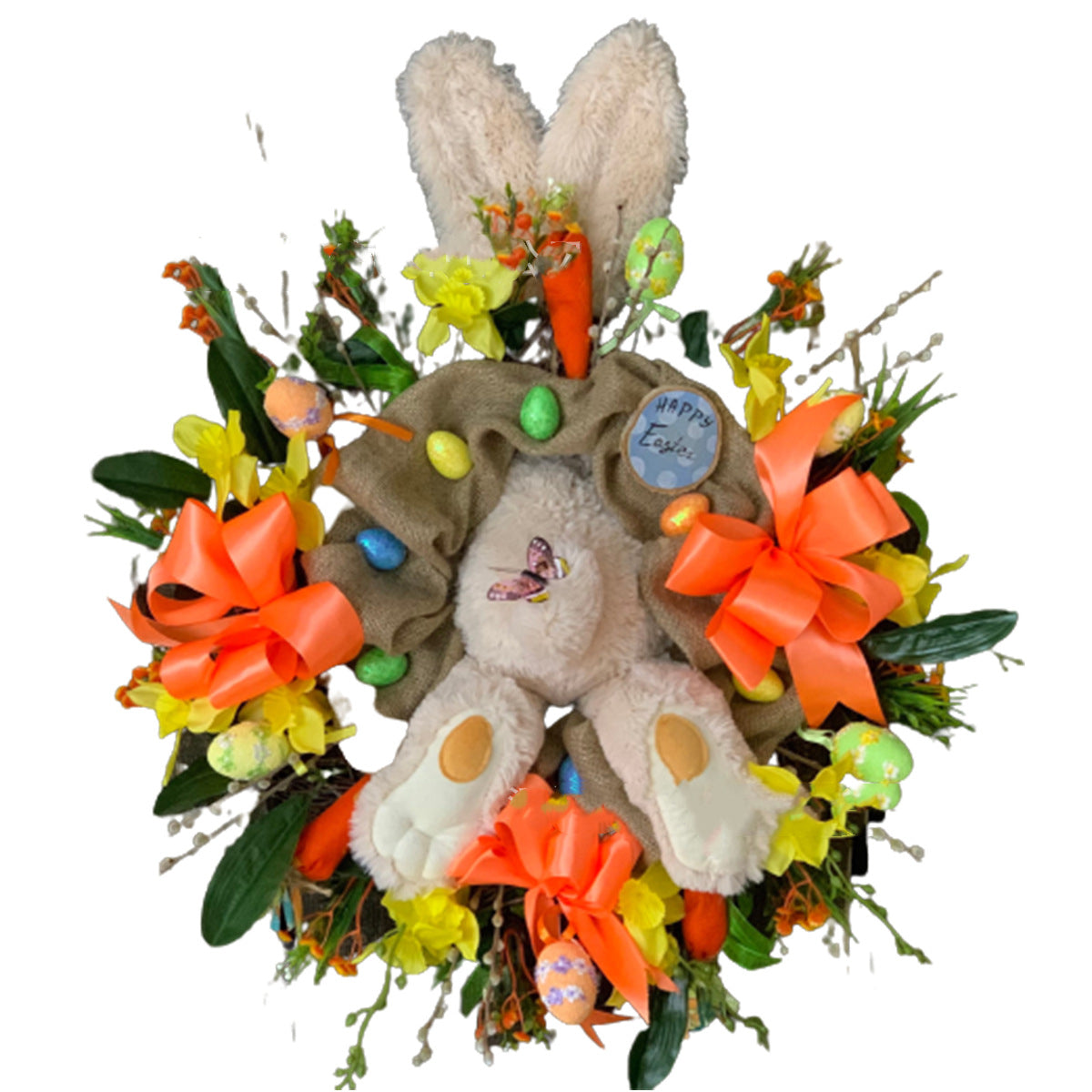 Easter Decoration Rabbit Garland Radish Egg Door Hanging