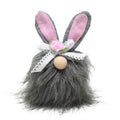 Easter Rabbit Rudolph Black Plush Cute Rabbit Ears Faceless Doll