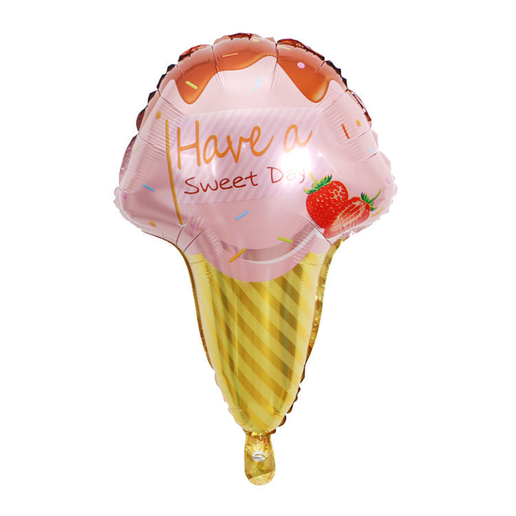 Food Festival Party Decoration Mexican Cake Avocado Aluminum Film Balloon