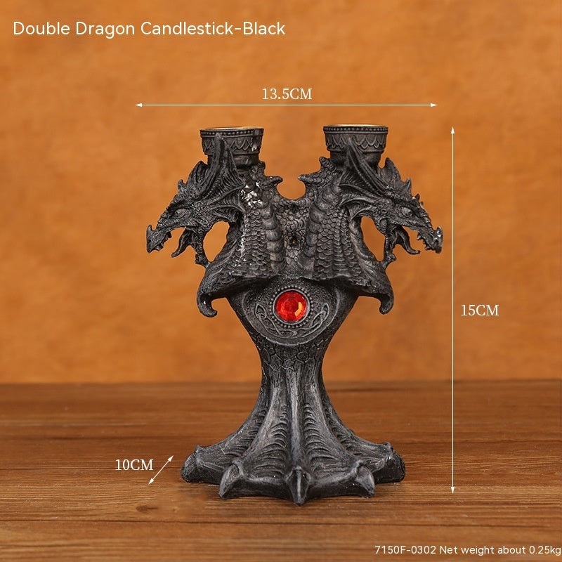 Home Fashion Halloween Skull Candlestick