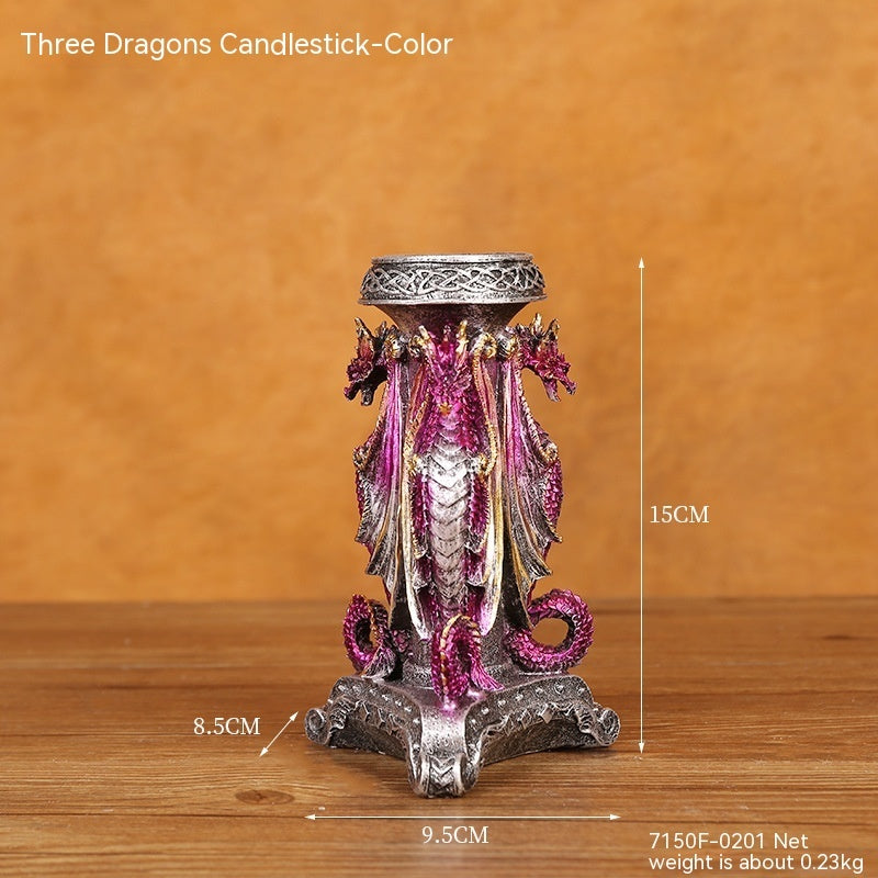 Home Fashion Halloween Skull Candlestick