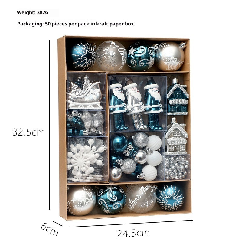 Creative Christmas Painted Decoration Pendant Set