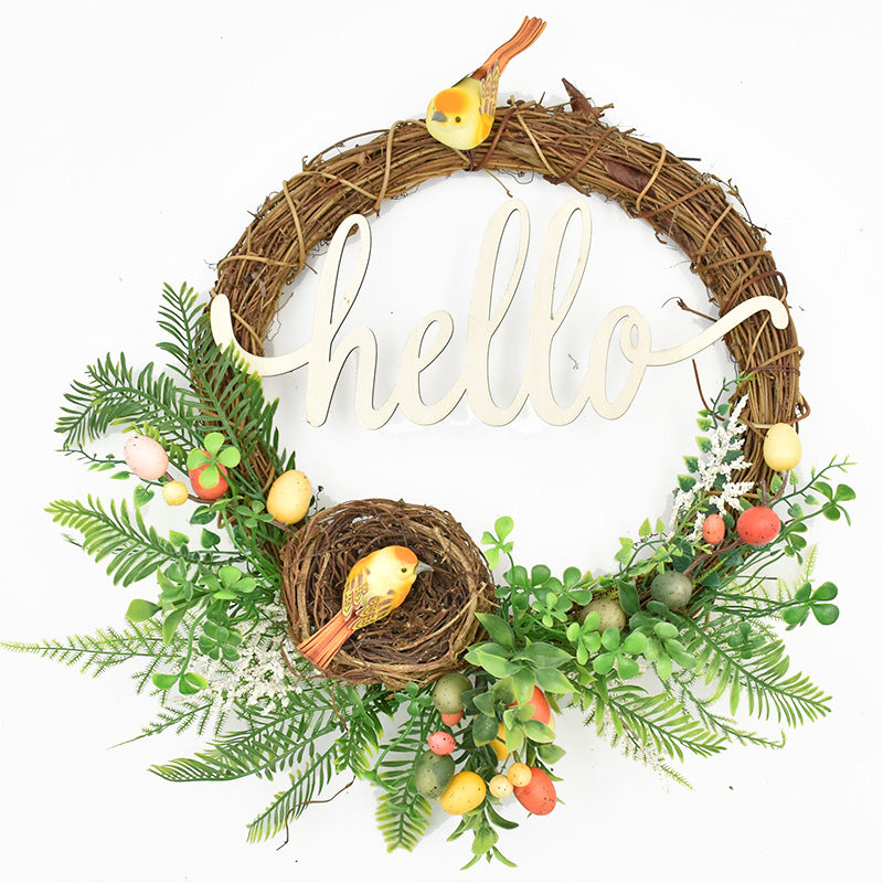 Easter Egg Garland Western Style Little Bird Nest