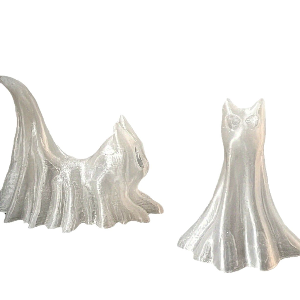 Halloween Ghost Cat Trio Halloween Desktop Decoration Ghost Dog Luminous Decoration