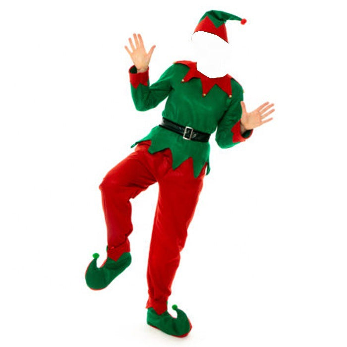Vêtements pour hommes d'elfe de Noël du Père Noël