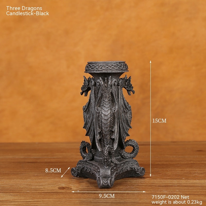Home Fashion Halloween Skull Candlestick