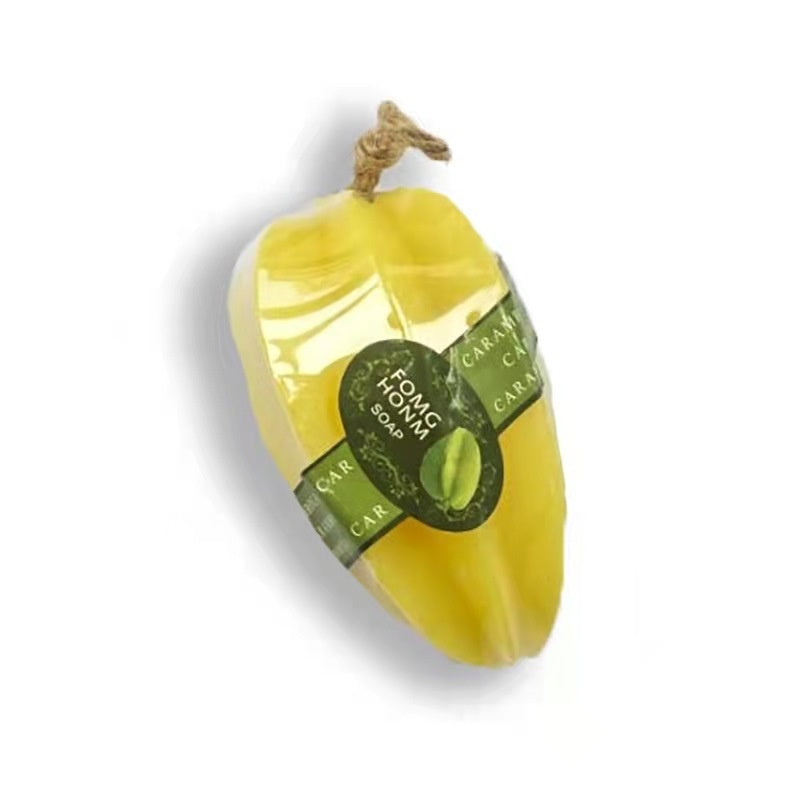 Essential Oil Fruit Soap Melon Fruit Shape Handmade Mild Soap Bath Face Wash Essential Oil Soap Gift Soap