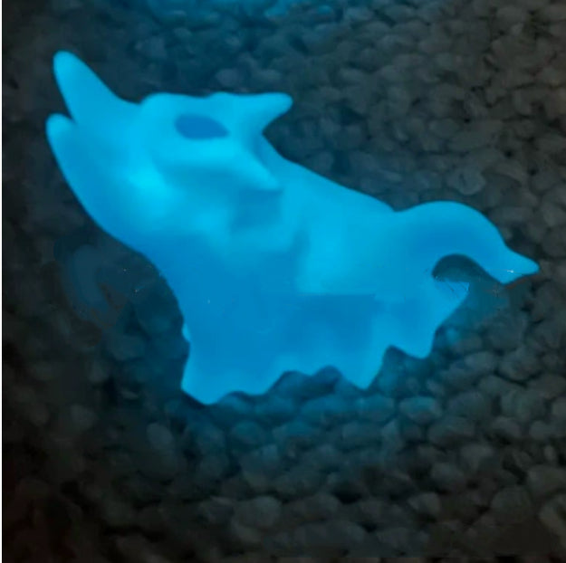 Halloween Ghost Cat Trio Halloween Desktop Decoration Ghost Dog Luminous Decoration