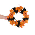 Halloween Bat Garland Pendant Bar Decoration Window Door Hanging Halloween Maple Leaf Garland