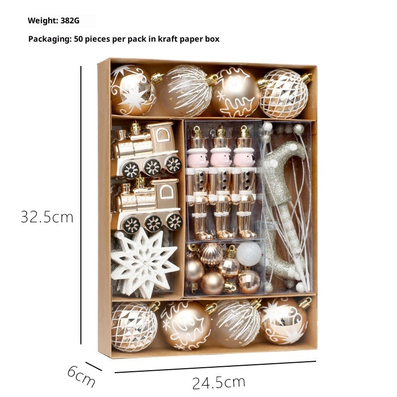 Creative Christmas Painted Decoration Pendant Set