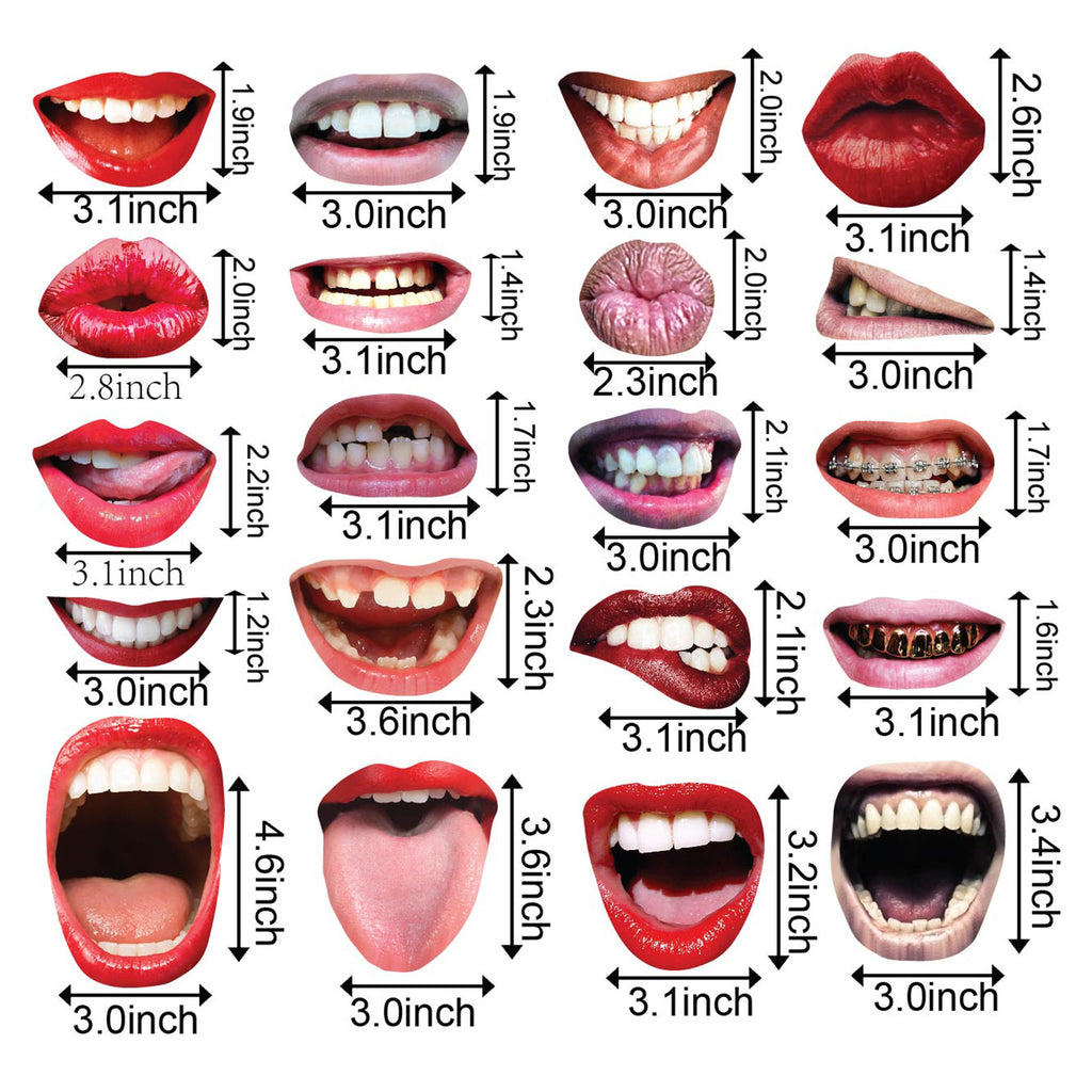 Birthday Party Lip Photo Prop