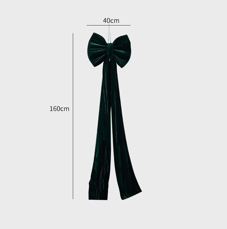 Christmas Decoration Velvet Large Bow Decoration