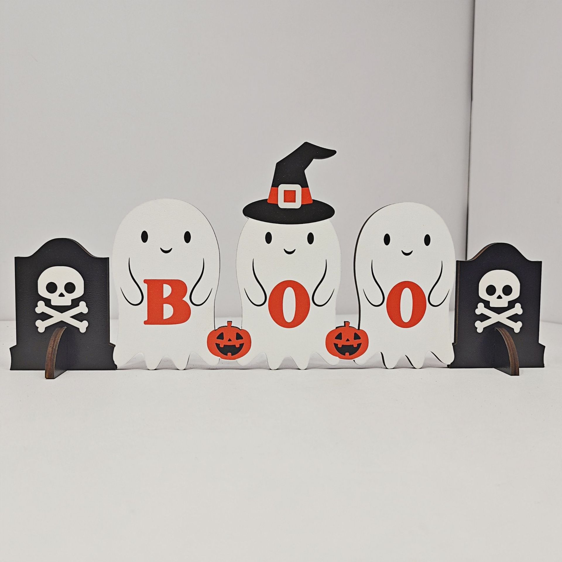 Holiday Party Creative Ghost Halloween Home Flowerpot Decoration