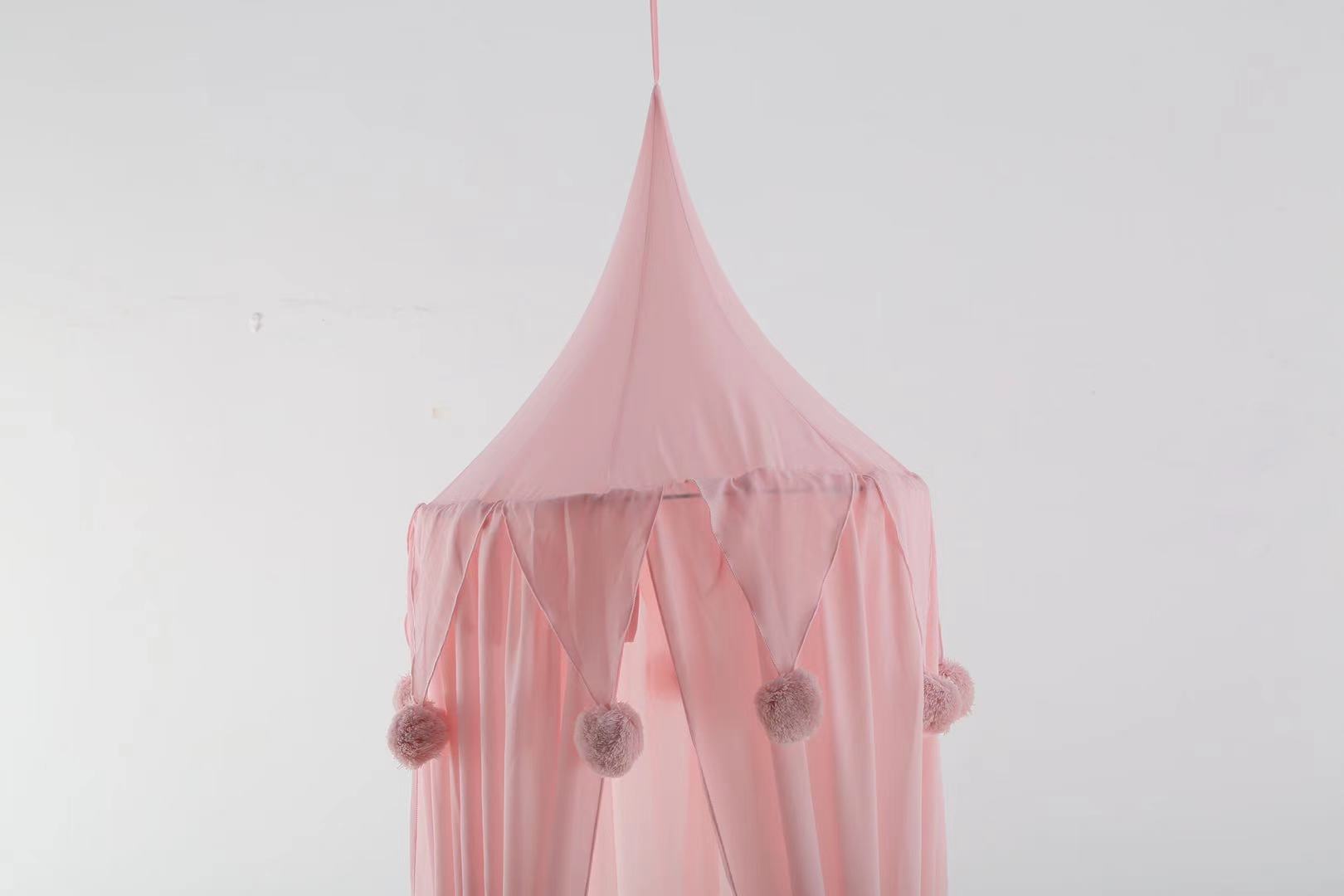 Children's Home Wool Ball Summer Crib Mosquito Net