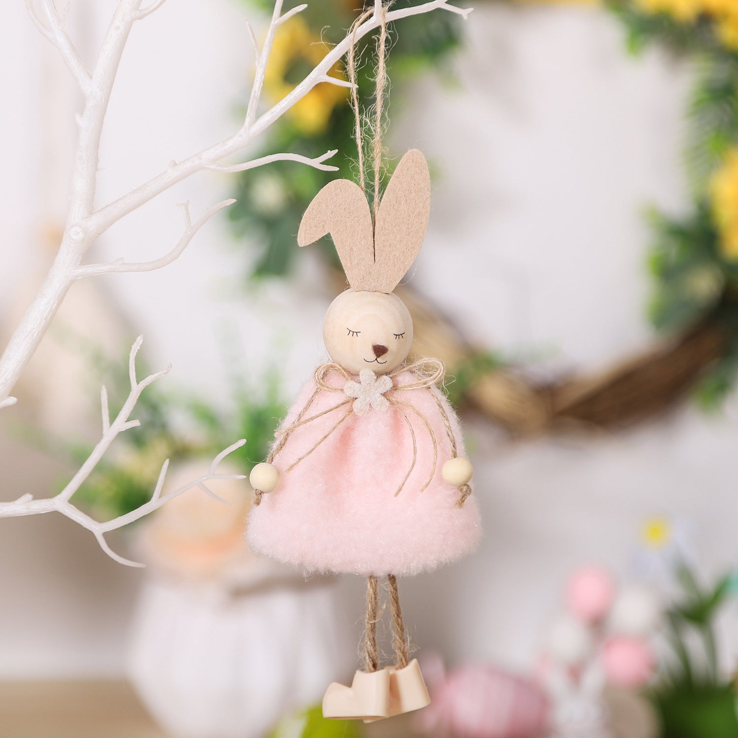 Easter Cute Cartoon Rabbit Hangings Arrangement