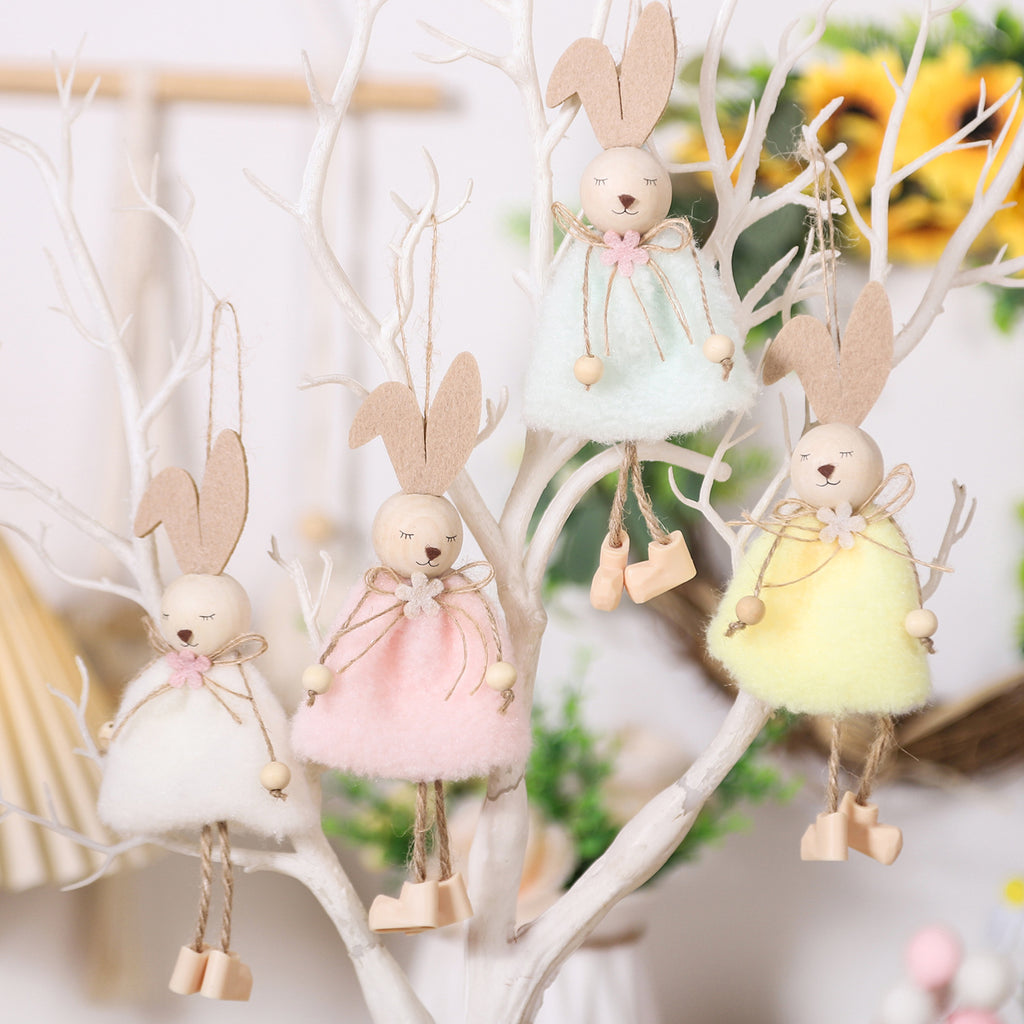 Easter Cute Cartoon Rabbit Hangings Arrangement