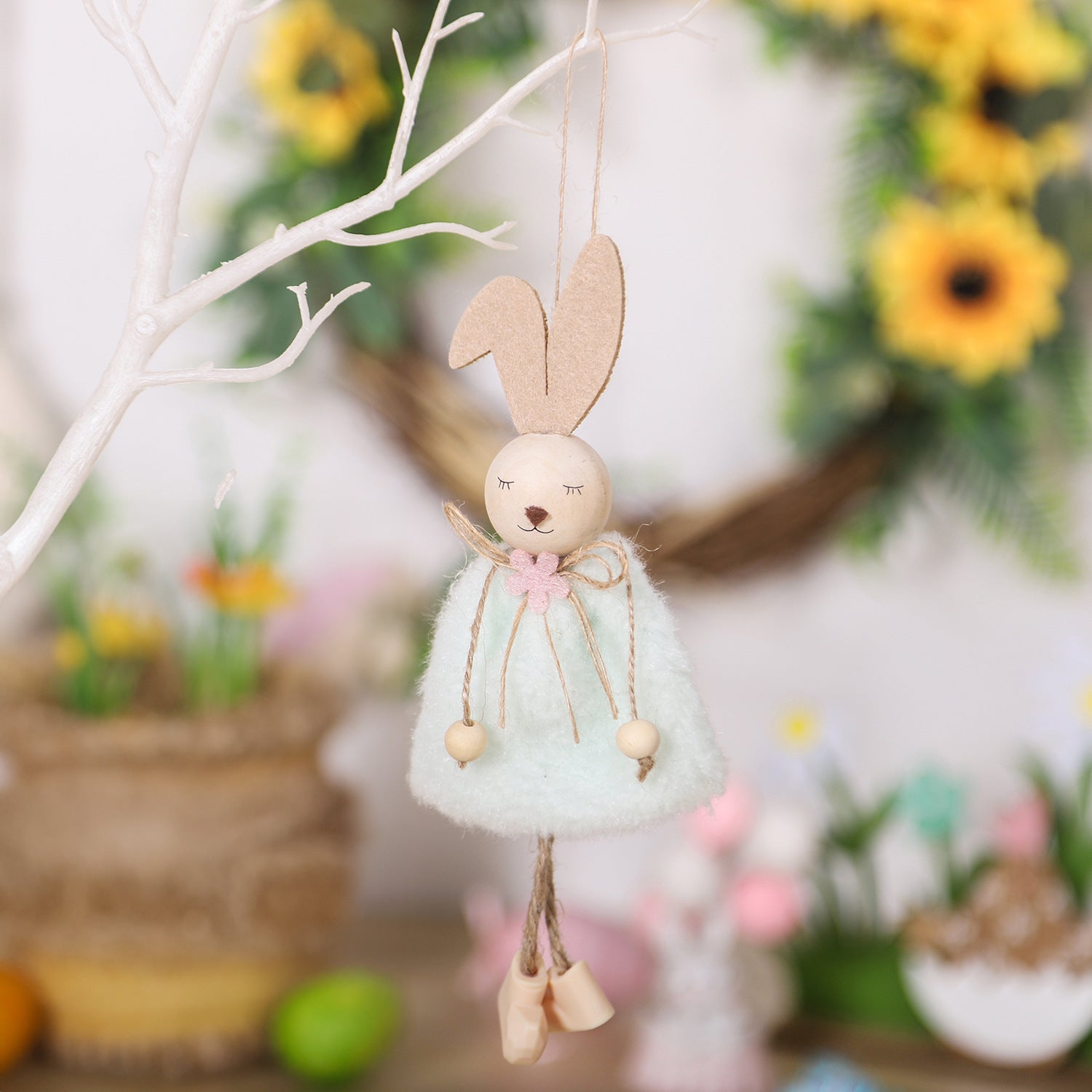 Easter Cute Cartoon Rabbit Hangings Arrangement