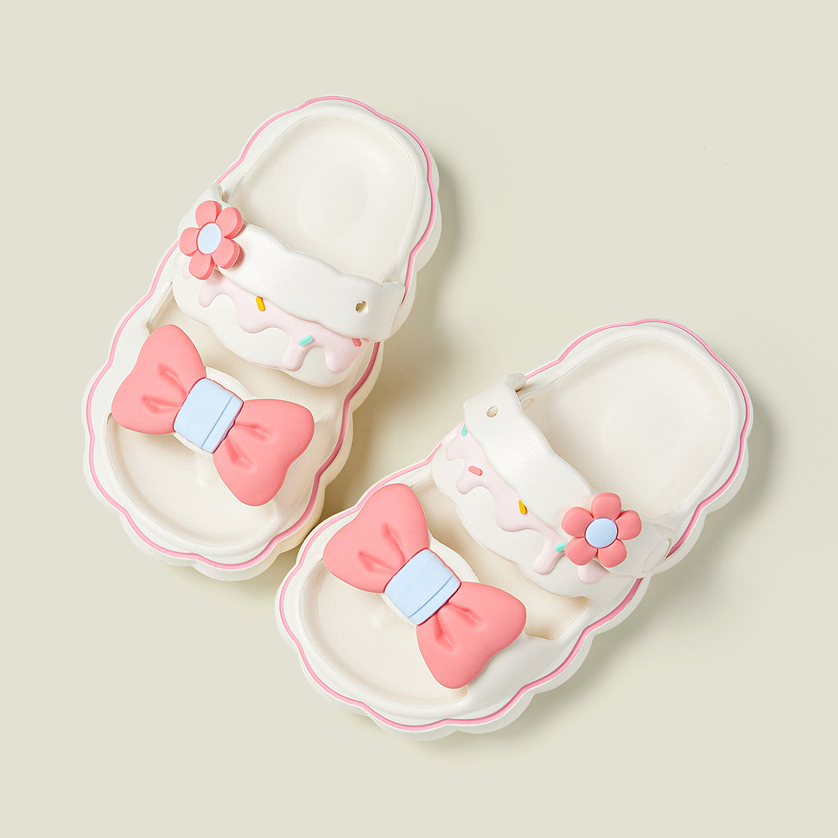 Cheerful Mario Children's Women's Summer Children Non-slip Parent-child Princess Sandals