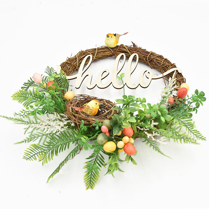 Easter Egg Garland Western Style Little Bird Nest