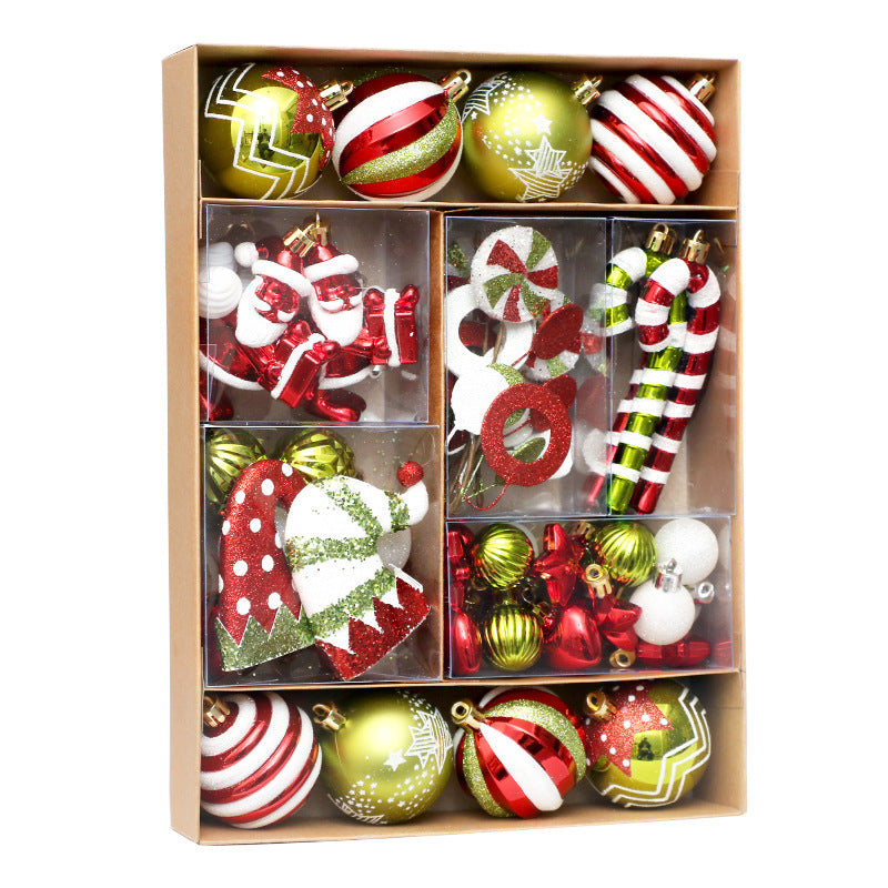 Creative Christmas Painted Decoration Pendant Set