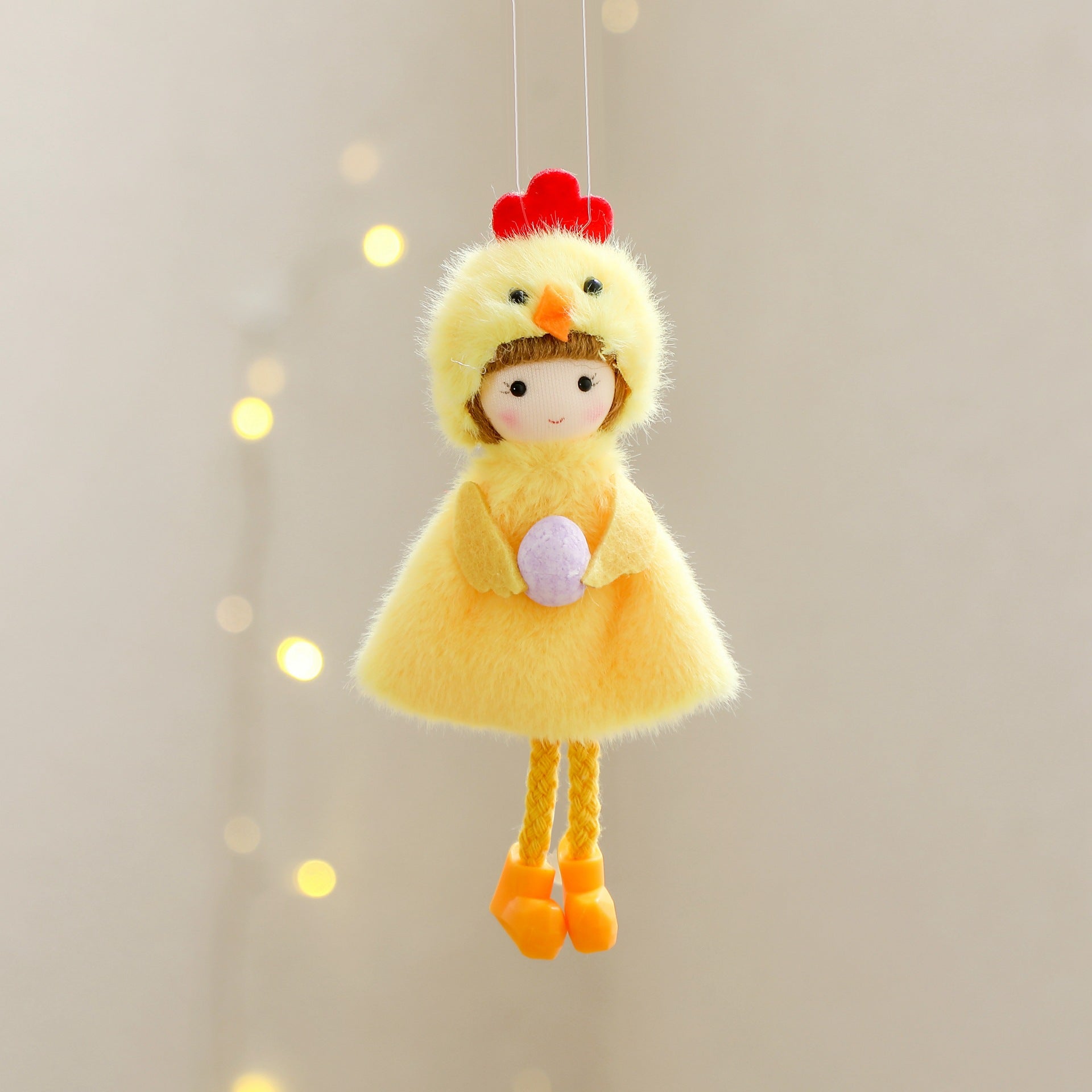 Easter Decorations Chicken Egg Ornaments Easter Home Decoration Pendant Party Props